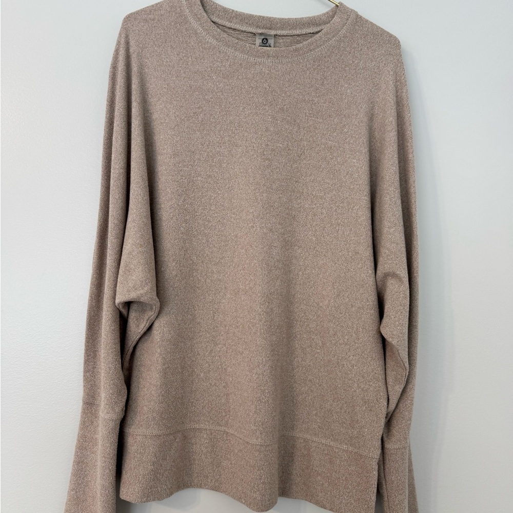 Mono B Taupe Knit Top